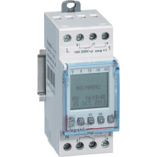 Programmējams laika slēdzis ar digitālu displeju - daudzfunkciju gada programma - 2 izejas