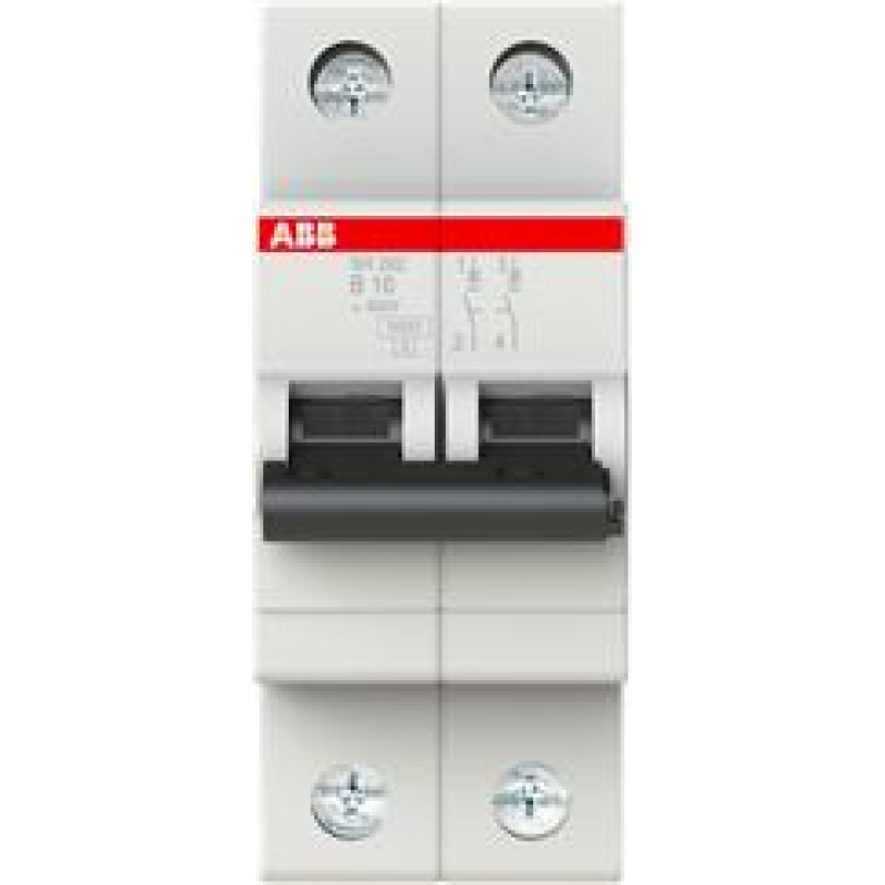 SH202-B10 Automātslēdzis - 2P - 10A - B - (AC) 6 kA