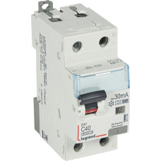 Kombinēts noplūdes automātslēdzis DX3 - 1P+N - C40 - 6kA - 30mA - F tips