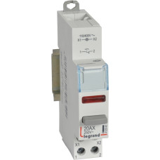 Spiedpoga - dubultā funkcija - 20 A - 100/400 V AC/DC - NO + sarkans LED indikators