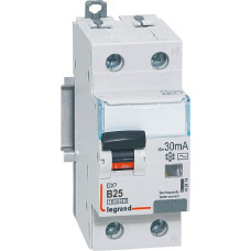 Kombinēts noplūdes automātslēdzis DX3 - 1P+N - B25 - 10kA - 30mA - AC tips