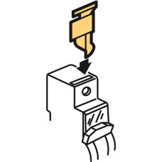 Plombējams skrūvju pārsegs MCB-DX3 — 4 atdalāmi poli — 1 modulis uz polu