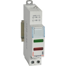 Dubultais LED indikators - zaļš + sarkans - 12/48 V~ - 1 modulis