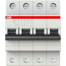 SH204-B25 Automātslēdzis - 4P - 25A - B - (AC) 6 kA