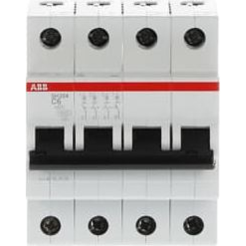 SH204-C6 Automātslēdzis - 4P - 6A - C - (AC) 6 kA