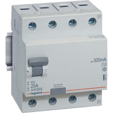 RX3 Noplūdes automāts - 4P - 400 V - 25 A - 300 mA - AC tips