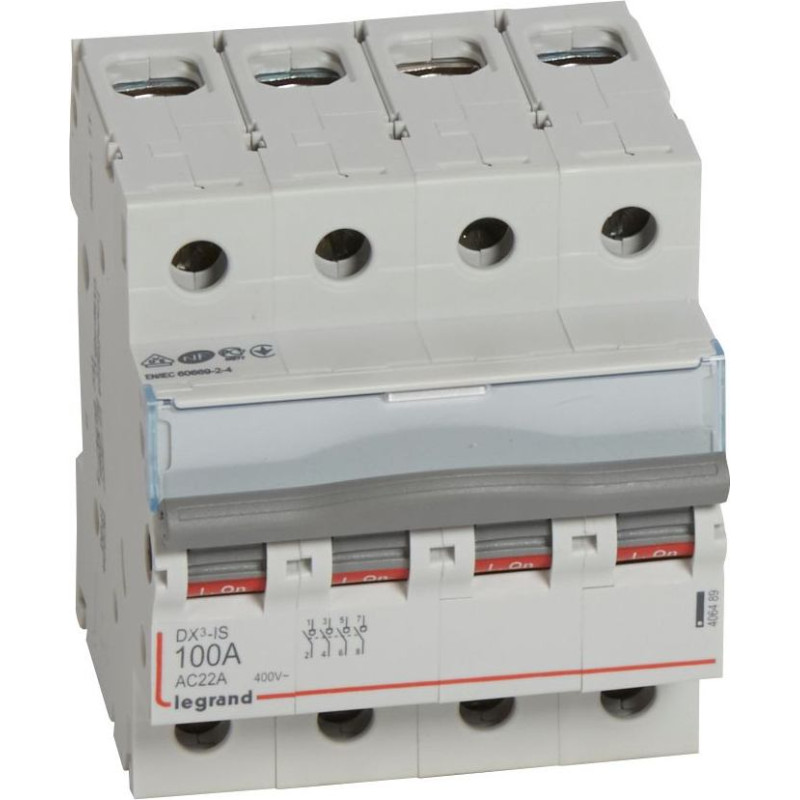 Slodzes slēdzis - 4P - 100A