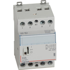 Kontakors CX3 ar priekšējo rokturi - 4 poli - 63 A - 400 V~ - 4 NC kontakti - spoles spriegums 230 V~ - 3 moduļi