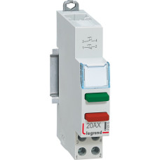 Dubultā spiedpoga CX3 - 1 NO + 1 NC kontakti - 250 V~ - 20 A - 1 modulis