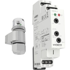 VSOU-1 krēslas slēdzis ar sensoru IP65 1-50 000 lx 1NO 16A AC230V