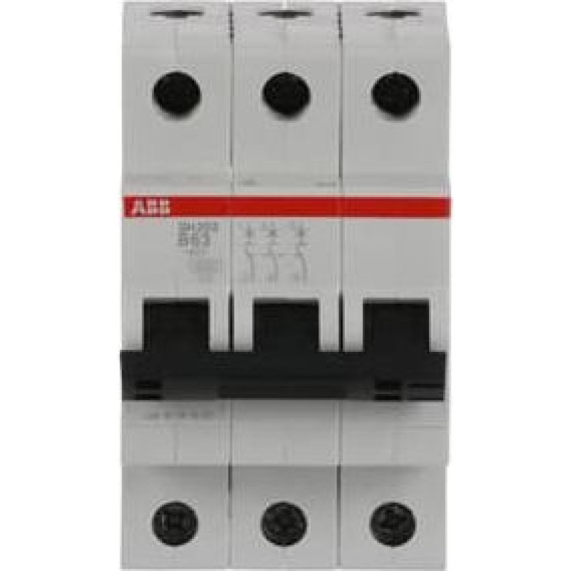 SH203-B63 Automātslēdzis - 3P - 63A - B - (AC) 6 kA