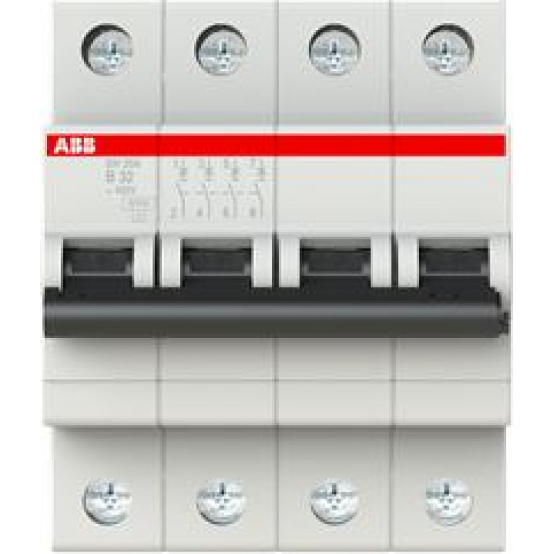 SH204-B32 Automātslēdzis - 4P - 32A - B - (AC) 6 kA