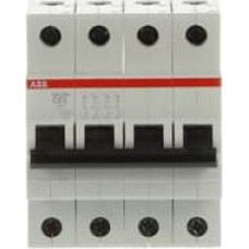 SH204-C63 Automātslēdzis - 4P - 63A - C - (AC) 6 kA