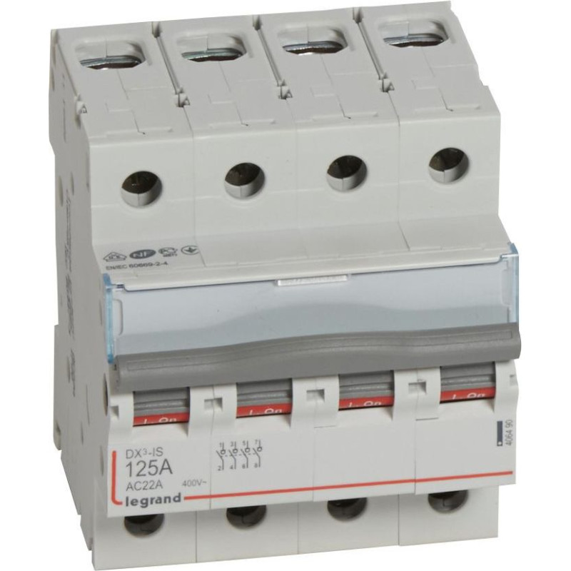 Slodzes slēdzis - 4P - 125A