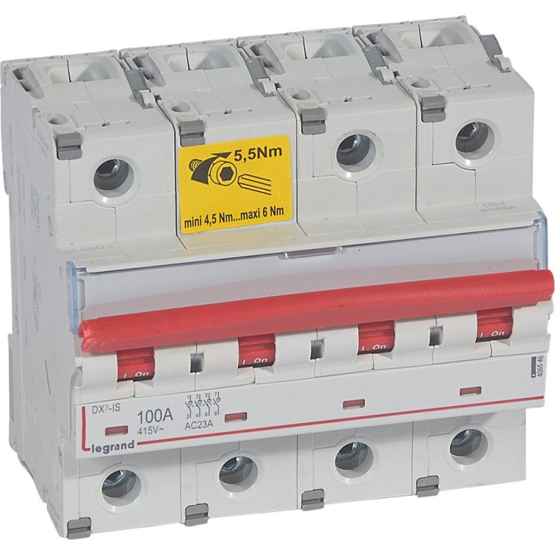 Attālināti atslēdzams Slodzes slēdzis - 4P - 100A