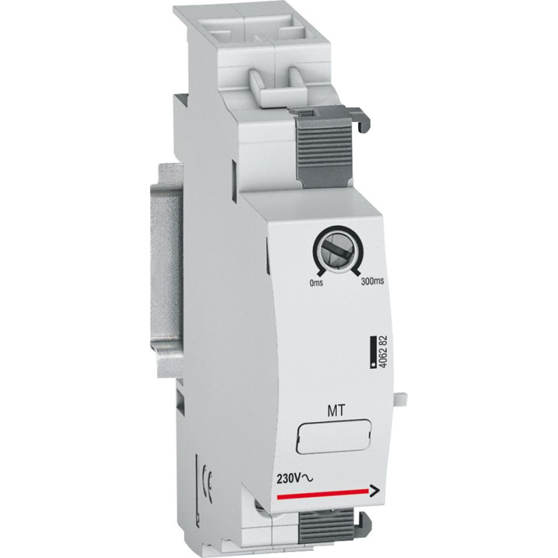 DX3 zemsprieguma atbrīvotājs - 230 V AC - regulējama laika aizture līdz 3 ms