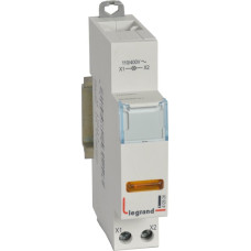 LED indikators - dzeltens - 110/400 V~ - 1 modulis