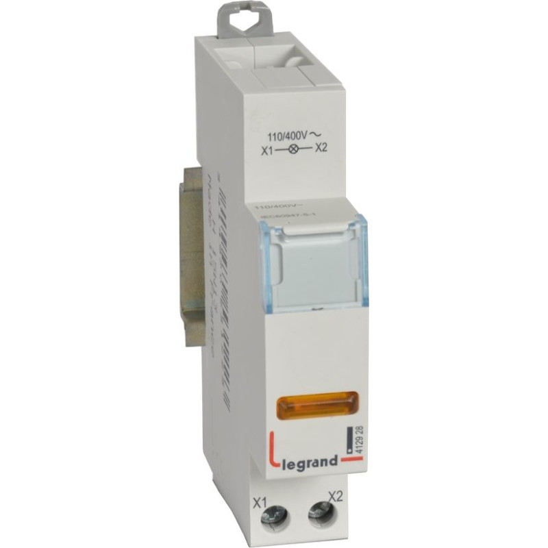 LED indikators - dzeltens - 110/400 V~ - 1 modulis