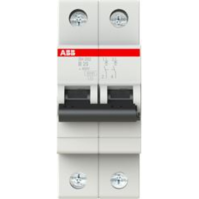 SH202-B25 Automātslēdzis - 2P - 25A - B - (AC) 6 kA