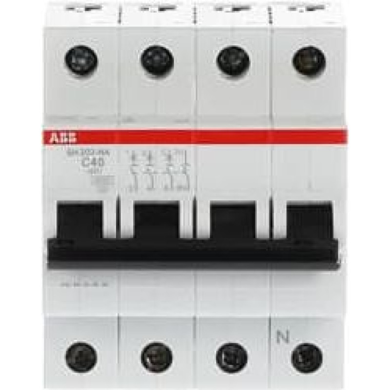 SH203-C40NA Automātslēdzis - 3P+N - 40A - C - (AC) 6 kA