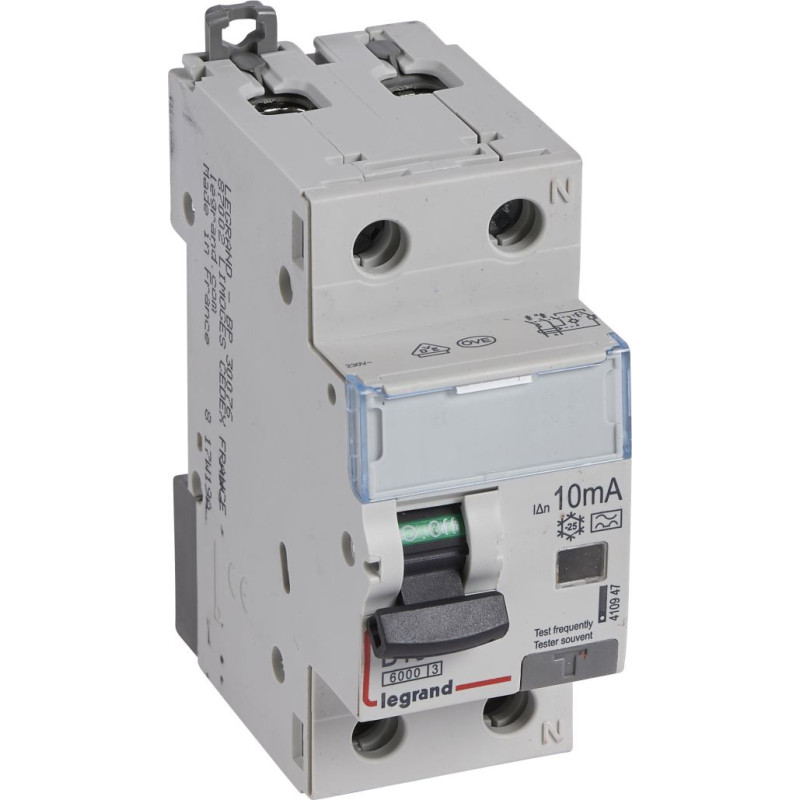 Kombinēts noplūdes automātslēdzis DX3 - 1P+N - B16 - 6kA - 10mA - A tips