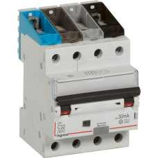 Kombinēts noplūdes automātslēdzis DX3 - 4P - 10kA - C32A - 30mA - A tips