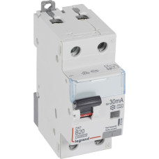 Kombinēts noplūdes automātslēdzis DX3 - 1P+N - B20 - 10kA - 30mA - A tips