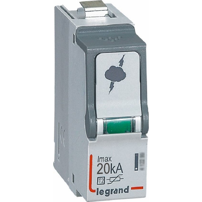 Spraudņveida rezerves modulis Pārsprieguma aizsardzība - T2 - 20 kA/polam