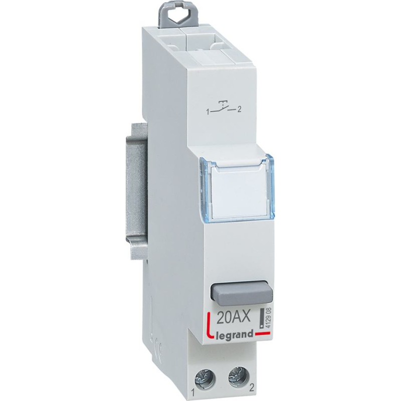 Spiedpoga CX3 - 1 NO kontakts - 250 V~ - 20 A - 1 modulis