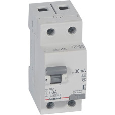 RX3 Noplūdes automāts - 2P - 230 V - 63 A - 30 mA - A tips