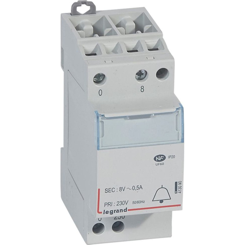 Zvana transformators - 230 V / 8 V - 4 VA