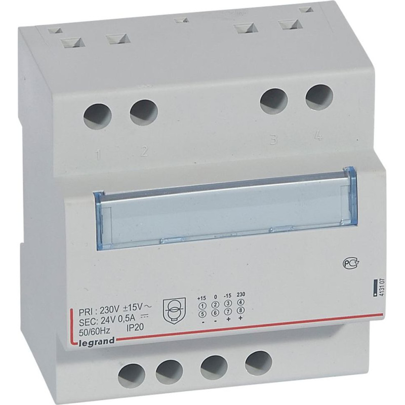 Vienfāzes filtrēts taisngriezts barošanas bloks - 24 V= - 12 W - 0,5 A