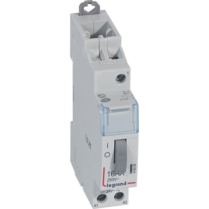 Standarta impulsrelejs CX3 - 1 pols - 16 A - 250 V~ - 1 NO kontakts - spoles spriegums 24 V~ - 1 modulis