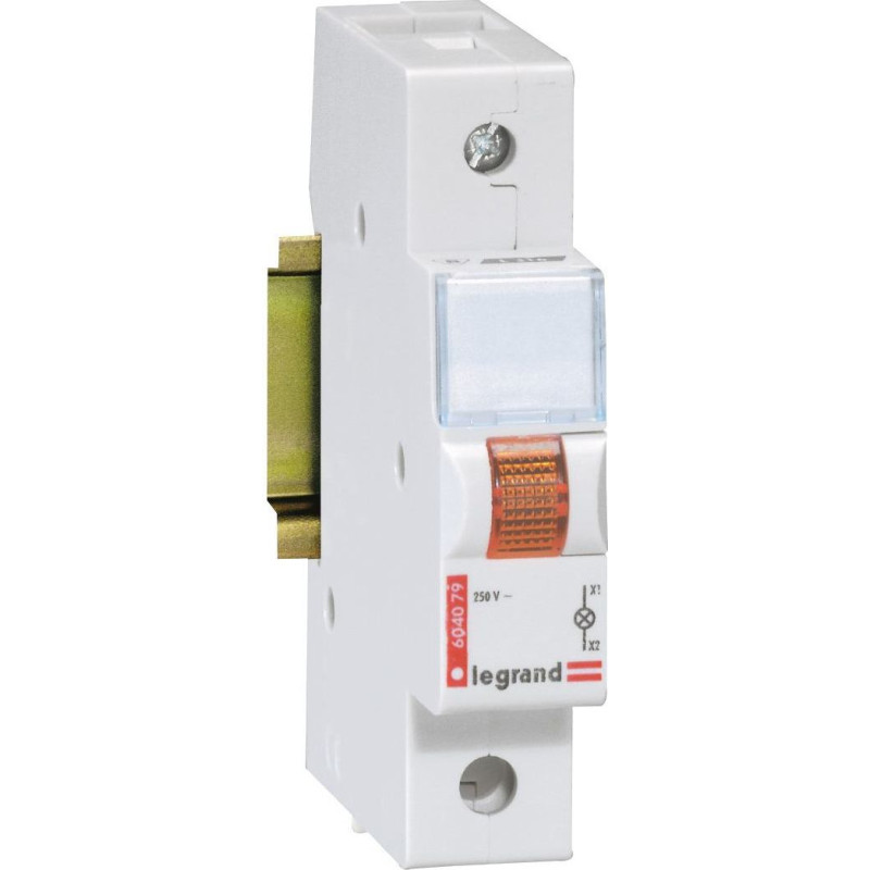 LED indikators - 230 V~ - vienkāršs - oranžs - 1 modulis