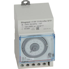 Programmējams laika slēdzis - horizontāla skala - dienas programma - 100 h gaitas rezerve