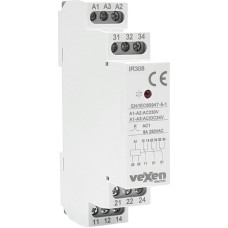 IR308 starp relejs 3CO 8A 240VAC 24VACDC