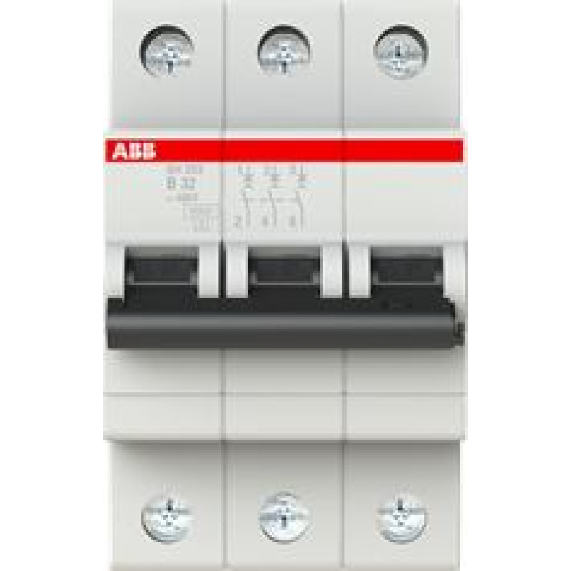 SH203-B32 Automātslēdzis - 3P - 32A - B - (AC) 6 kA