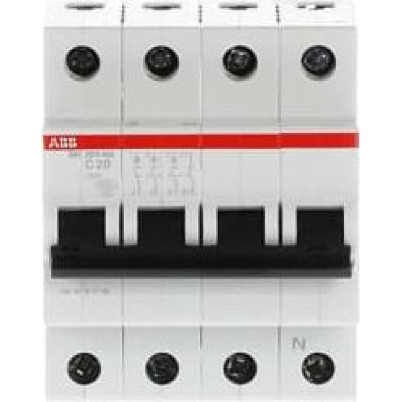 SH203-C20NA Automātslēdzis - 3P+N - 20A - C - (AC) 6 kA