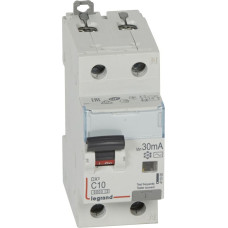 Kombinēts noplūdes automātslēdzis DX3 - 1P+N - C10 - 6kA - 30mA - AC tips