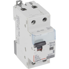 Kombinēts noplūdes automātslēdzis DX3 - 1P+N - B10 - 6kA - 30mA - A tips