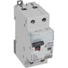 Kombinēts noplūdes automātslēdzis DX3 - 1P+N - C16 - 6kA - 30mA - F tips