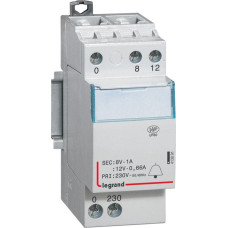 Zvana transformators - 230 V / 12-8 V - 8 VA