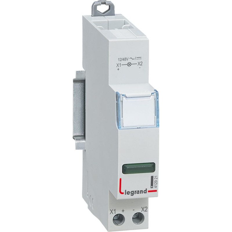 LED indikators - zaļš - 12/48 V AC/DC - 1 modulis