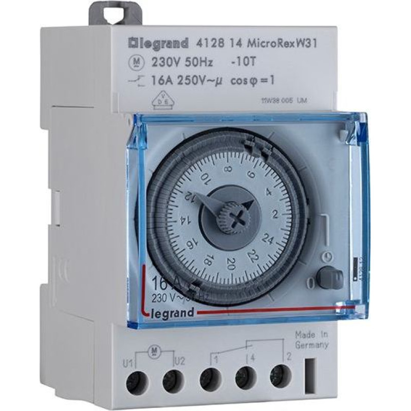 Analogais laika slēdzis - nedēļas programma - 3 moduļi