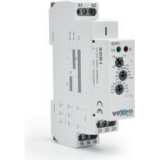 SDR1 Laika relejs zvaigzne-trīsstūris ar aizturi uz ieslēgšanu 2CO 16A AC230V