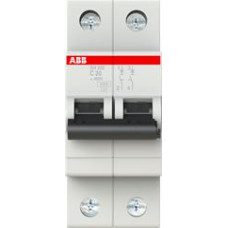 SH202-C20 Automātslēdzis - 2P - 20A - C - (AC) 6 kA