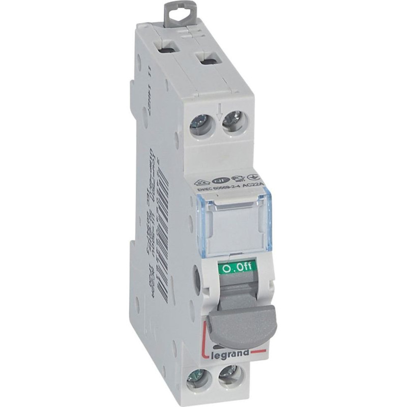 Slodzes slēdzis - 2P - ar indikāciju - 250 V~ - 20 A