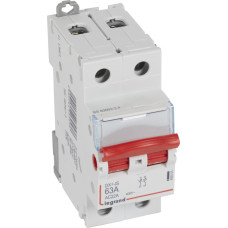 Slodzes slēdzis - 2P - 63A sarkans rokturis