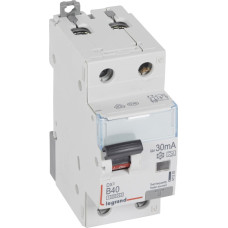 Kombinēts noplūdes automātslēdzis DX3 - 1P+N - B40 - 10kA - 30mA - A tips