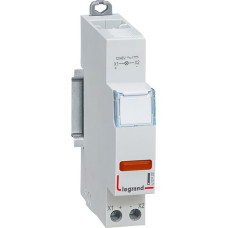 LED indikators - sarkans - 12/48 V AC/DC - 1 modulis